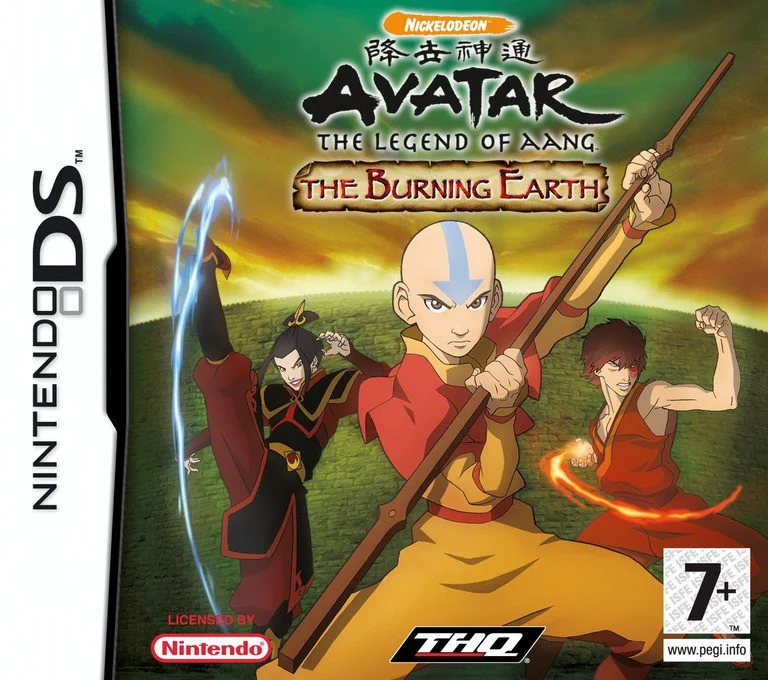 Avatar: De Legende Van Aang The Burning Earth (DS)
