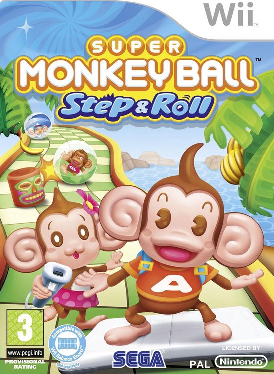 super monkey ball step & roll (wii)