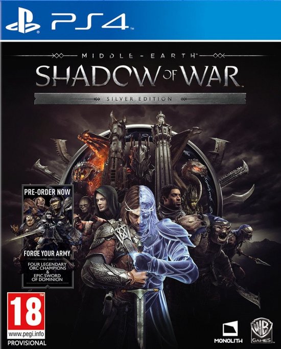 middle earth shadow of war (ps4)