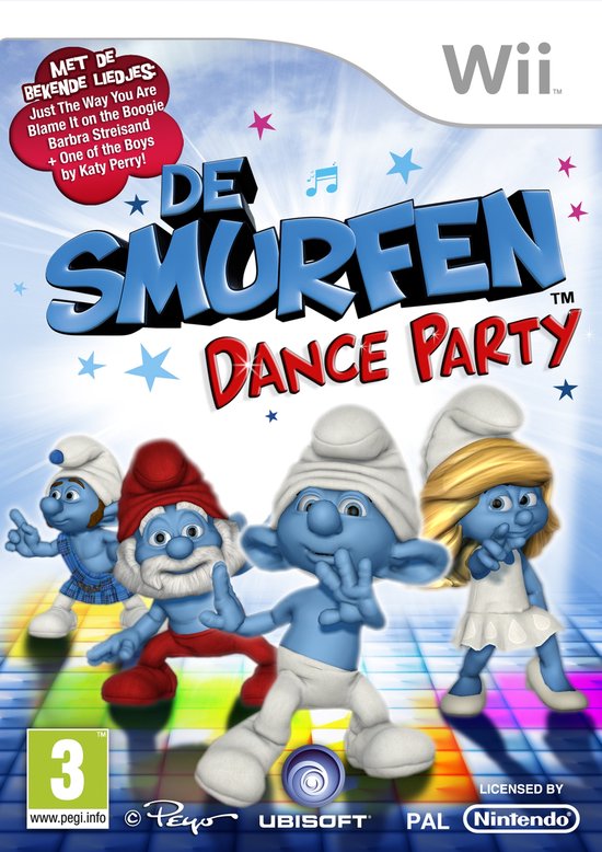 de smurfen dance party (wii)