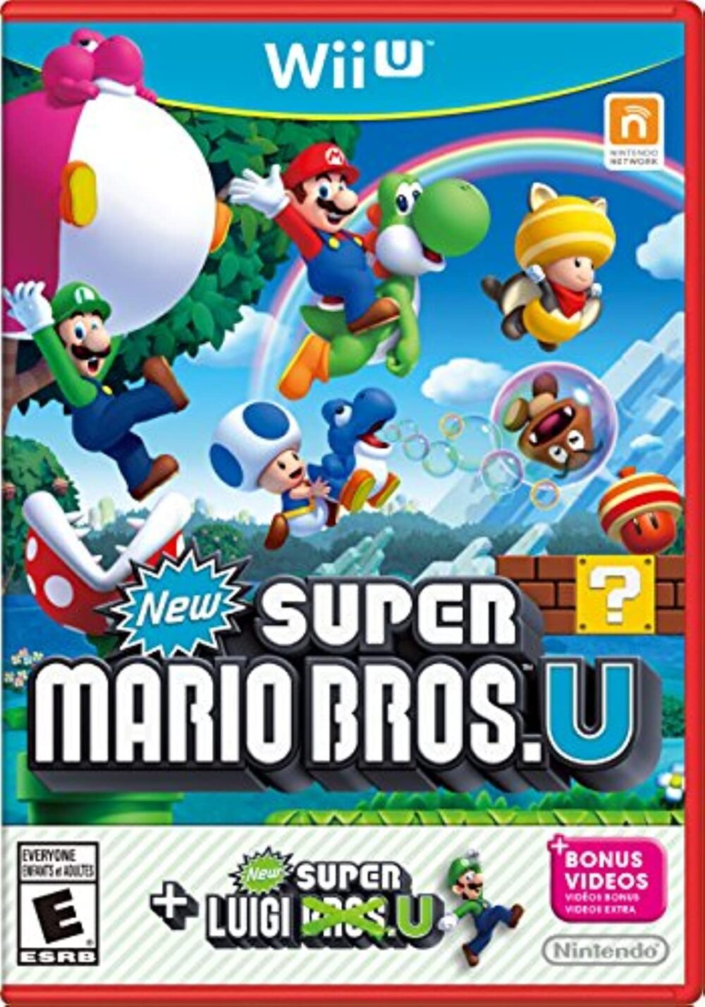 super mario bros u + new super luigi u (wii u)