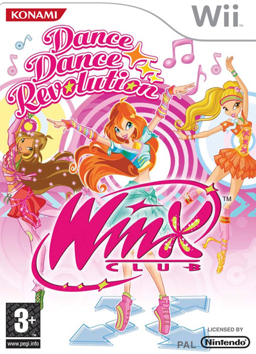 dance dance revolution winx club (wii)